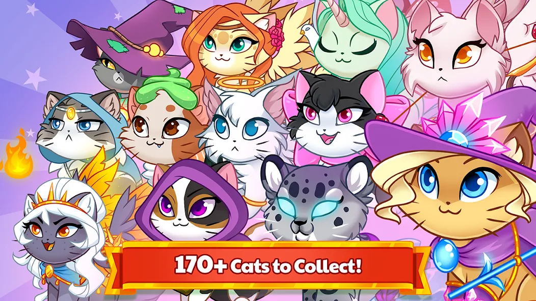 Castle Cats - Idle Hero RPG взлом APK — Безлимитные деньги и энергия — скриншот 4 Castle Cats - Idle Hero RPG взлом APK — Безлимитные деньги и энергия — скриншот 4