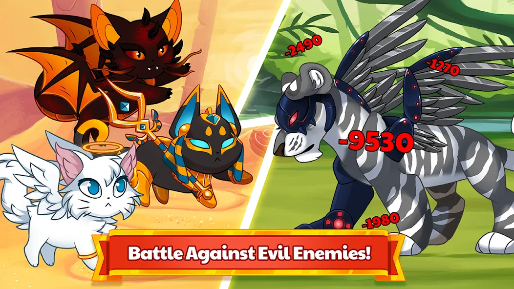 Castle Cats - Idle Hero RPG взлом APK — Безлимитные деньги и энергия — скриншот 5 Castle Cats - Idle Hero RPG взлом APK — Безлимитные деньги и энергия — скриншот 5