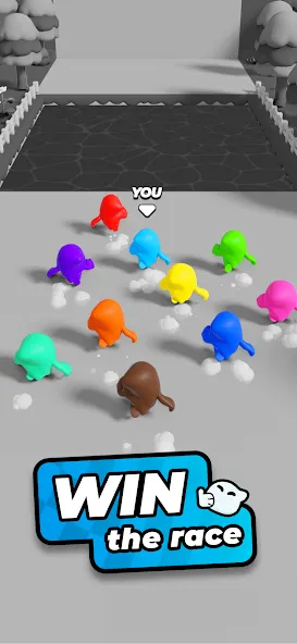 Скачать Pocket Champs: 3D Racing Games последней версии — Безлимитные деньги и бустеры — скриншот 1