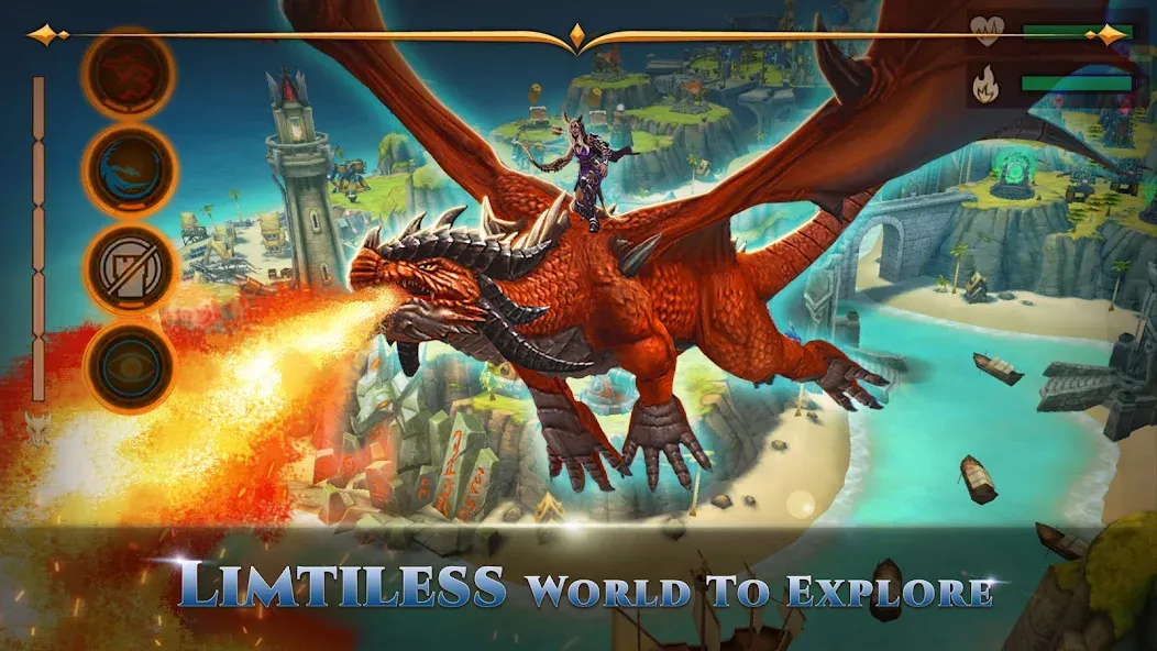 Скачать War Dragons бесплатно — Безлимитные ресурсы и мощные драконы — скриншот 1