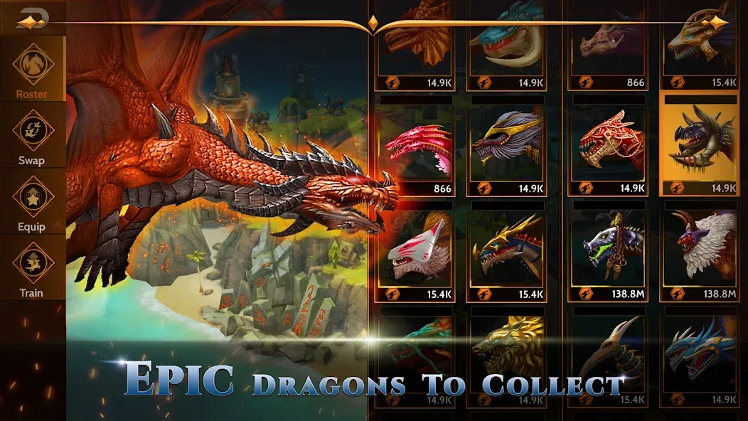 Скачать War Dragons бесплатно — Безлимитные ресурсы и мощные драконы — скриншот 4
