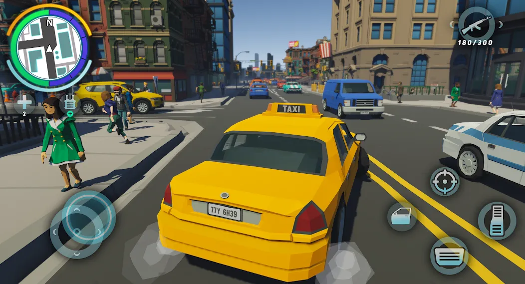 Gangster & Mafia Grand Polygon взломанный APK — Безлимитные деньги и оружие — скриншот 3