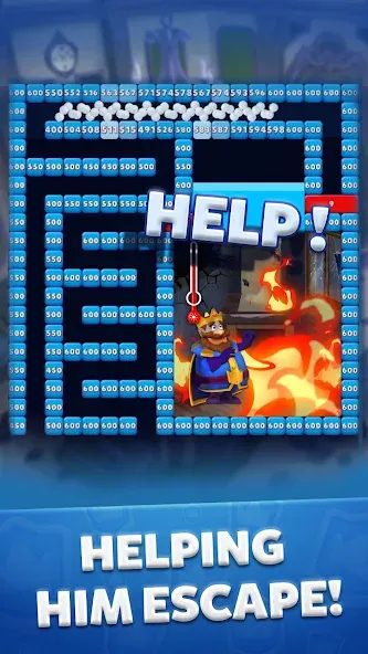 Скачать Bricks Royale-Brick Balls Game бесплатно — Безлимитные монеты и жизни — скриншот 2