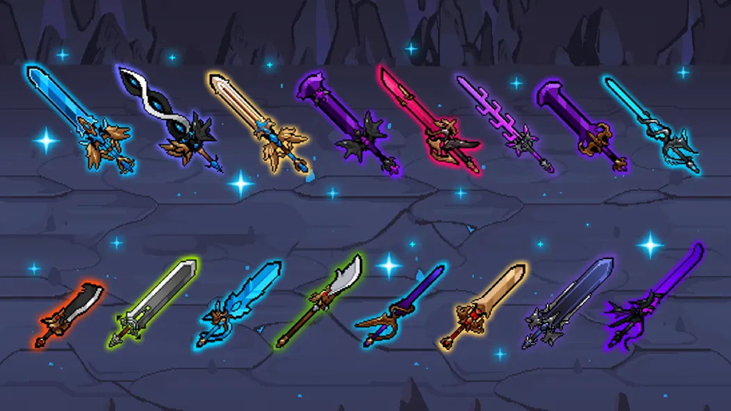 Скачать взлом Hero Sword - Idle RPG — Безлимитные монеты и усиленное оружие — скриншот 3