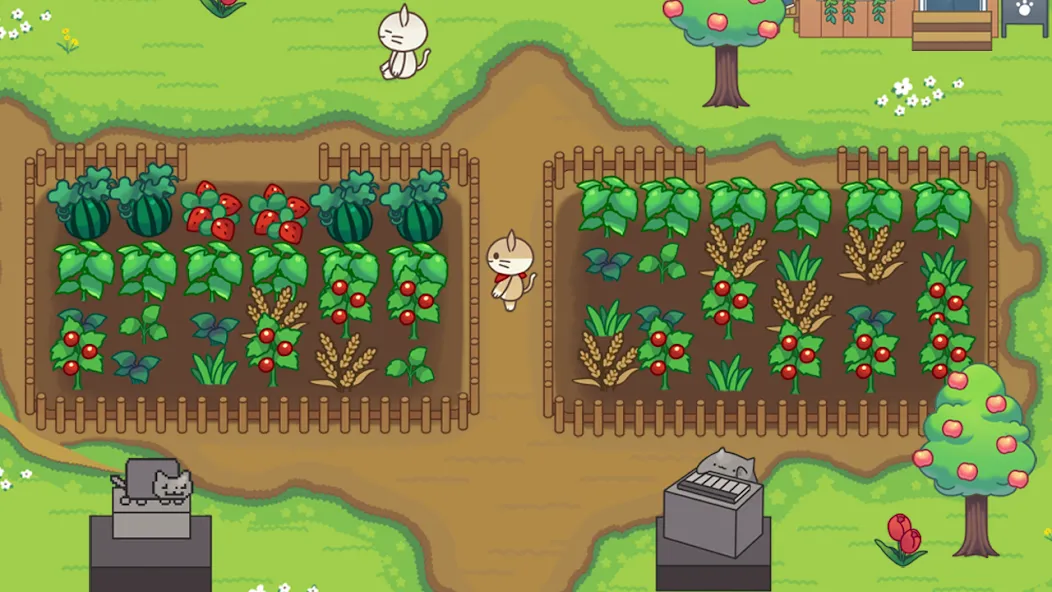 Cat Forest - Healing Camp MOD APK скачать на Андроид — Безлимитные ресурсы и быстрый прогресс — скриншот 3 Cat Forest - Healing Camp MOD APK скачать на Андроид — Безлимитные ресурсы и быстрый прогресс — скриншот 3
