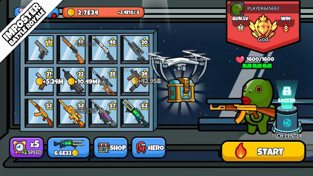 Imposter Battle Royale (Мод: Много игроков и новые скины) — скачать на Андроид — скриншот 4