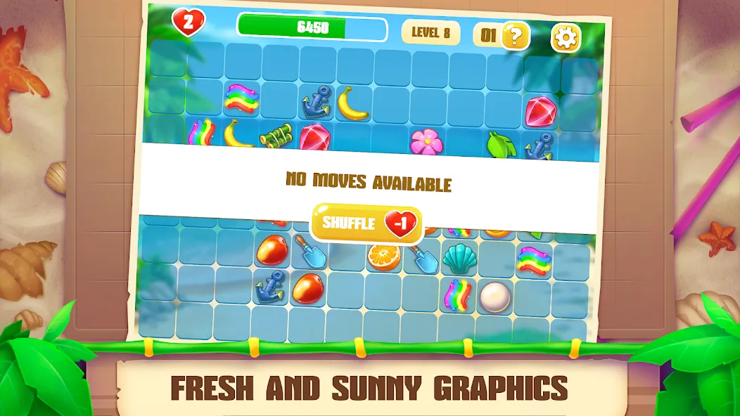 Скачать Onet Paradise: connect 2 tiles бесплатно — Без рекламы и подсказок — скриншот 3