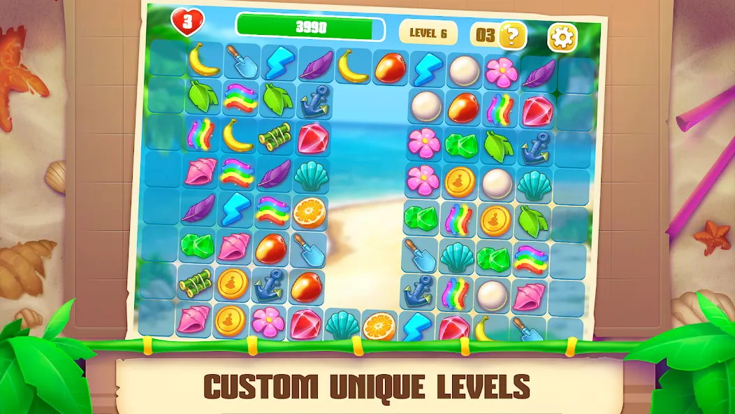 Скачать Onet Paradise: connect 2 tiles бесплатно — Без рекламы и подсказок — скриншот 5