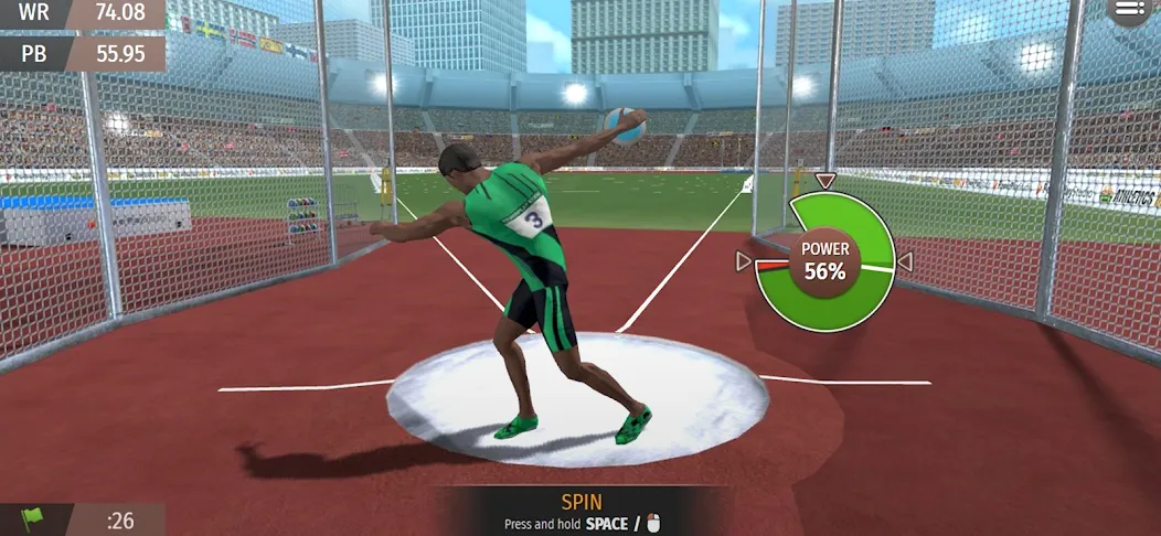 Athletics Mania: Track & Field — скачать мод: Безлимитные деньги и энергии — скриншот 4