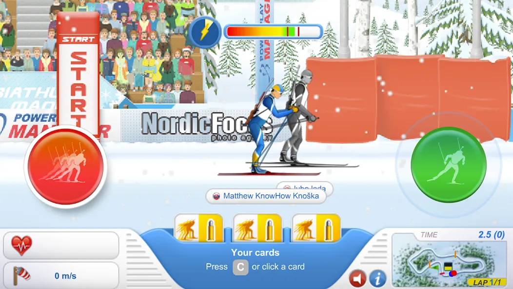 Скачать Biathlon Mania бесплатно — Безлимитные деньги и энергия — скриншот 1 Скачать Biathlon Mania бесплатно — Безлимитные деньги и энергия — скриншот 1