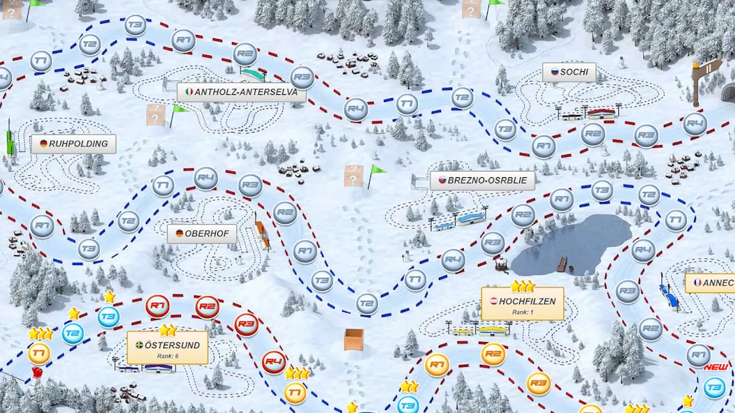Скачать Biathlon Mania бесплатно — Безлимитные деньги и энергия — скриншот 4 Скачать Biathlon Mania бесплатно — Безлимитные деньги и энергия — скриншот 4