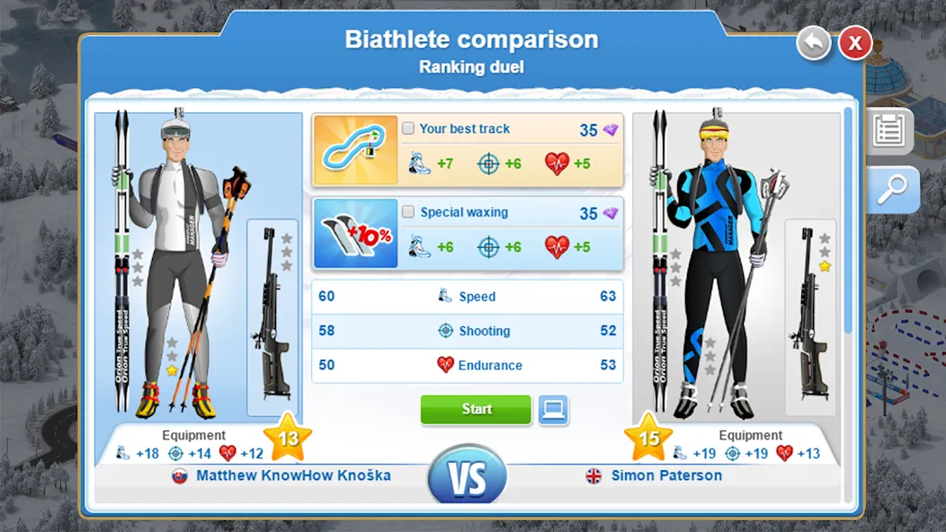 Скачать Biathlon Mania бесплатно — Безлимитные деньги и энергия — скриншот 5 Скачать Biathlon Mania бесплатно — Безлимитные деньги и энергия — скриншот 5