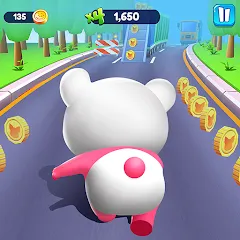 Piggy Panda Run: Fun Game MOD APK скачать на Андроид — Безлимитные монеты и все скины