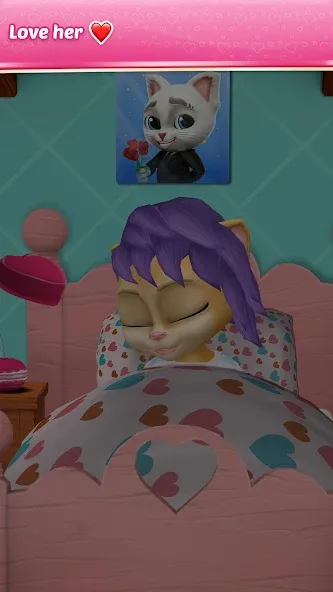 Pregnant Talking Cat Emma взломанный APK — Беременная кошка и новые приключения — скриншот 5