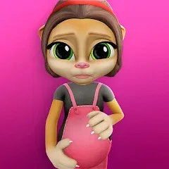 Pregnant Talking Cat Emma взломанный APK — Беременная кошка и новые приключения