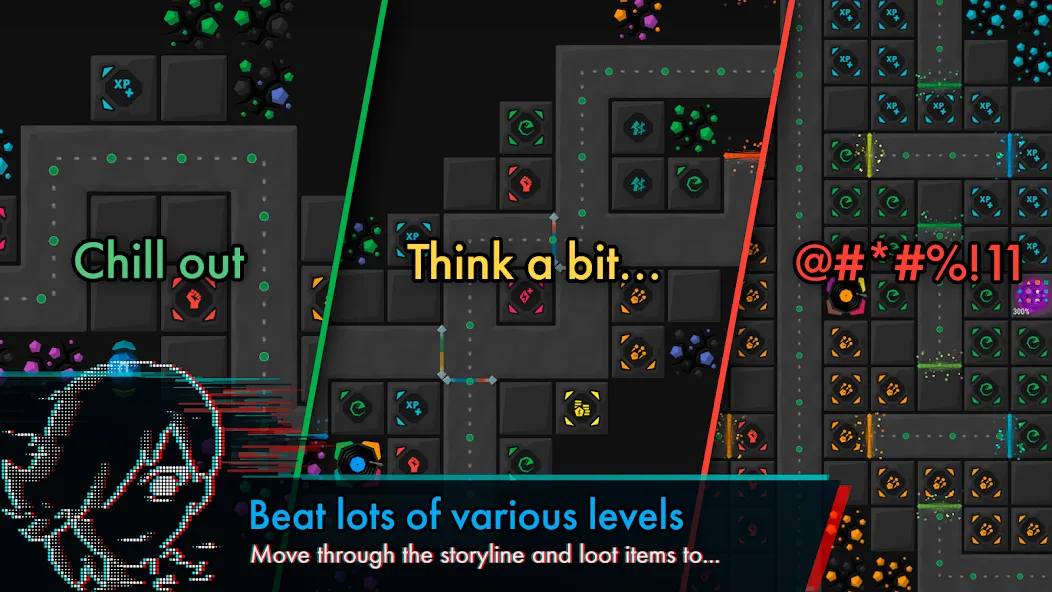 Infinitode 2 - Tower Defense бесплатно на Андроид — мод: Безлимитные ресурсы и открыты все уровни — скриншот 3