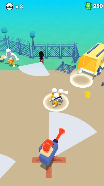 Скачать Prison Escape 3D - Jailbreak последней версии — Безлимитные деньги и все уровни — скриншот 2