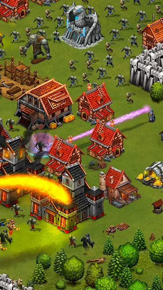 Скачать Throne Rush Mod APK — Безлимитные ресурсы и мощная армия — скриншот 4 Скачать Throne Rush Mod APK — Безлимитные ресурсы и мощная армия — скриншот 4
