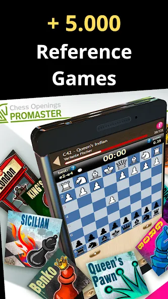 Chess Openings Promaster взлом на Андроид — Открыты все шахматные дебюты — скриншот 5 Chess Openings Promaster взлом на Андроид — Открыты все шахматные дебюты — скриншот 5