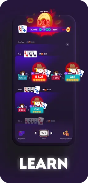 Prometheus: Battle Poker MOD APK скачать на Андроид — Безлимитные фишки и бонусы — скриншот 2