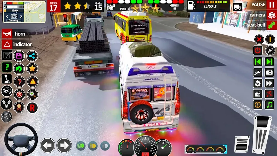 Euro Coach Bus Simulator 3D взлом APK — Безлимитные деньги и топливо — скриншот 3 Euro Coach Bus Simulator 3D взлом APK — Безлимитные деньги и топливо — скриншот 3
