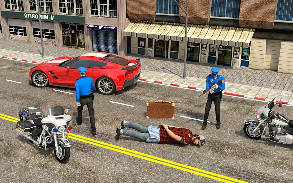 Скачать City Police Car Driving Games бесплатно — Безлимитные деньги и все машины — скриншот 2
