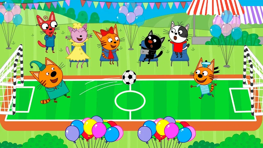 Kid-E-Cats: Kids birthday — последняя версия с модом (Открыты все праздничные уровни) — скриншот 4 Kid-E-Cats: Kids birthday — последняя версия с модом (Открыты все праздничные уровни) — скриншот 4
