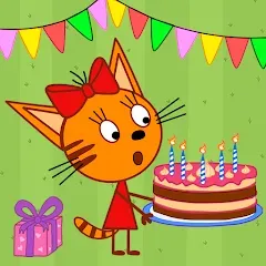 Kid-E-Cats: Kids birthday — последняя версия с модом (Открыты все праздничные уровни)