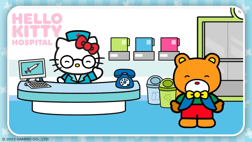 Hello Kitty: Kids Hospital — последняя версия с модом (Безлимитные монеты и все врачи открыты) — скриншот 1