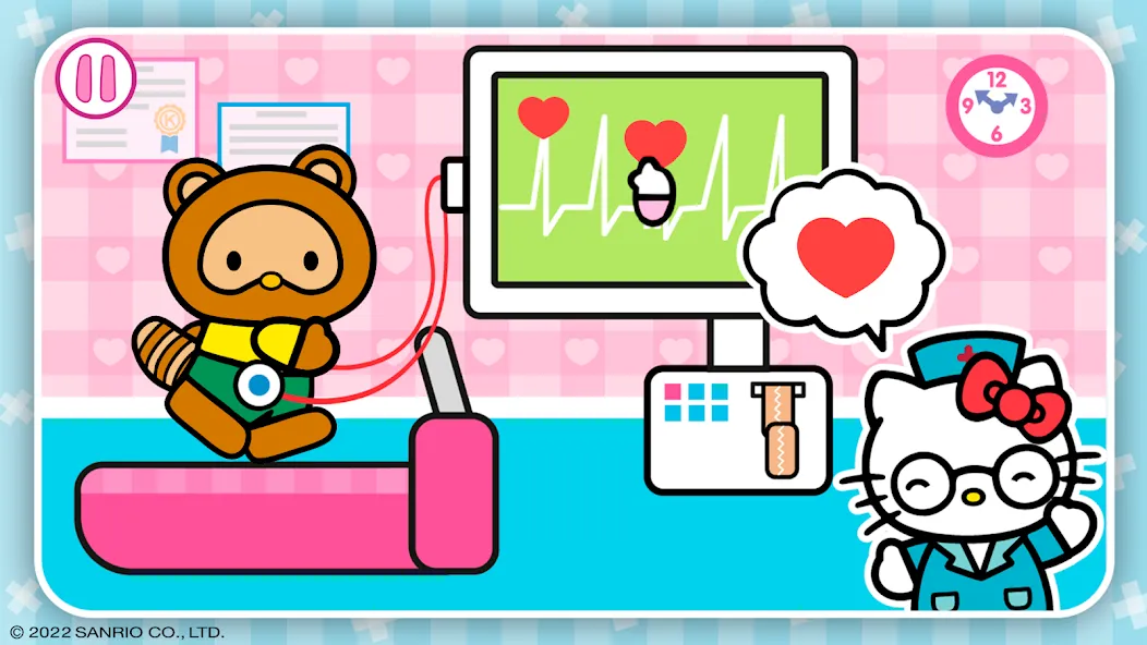 Hello Kitty: Kids Hospital — последняя версия с модом (Безлимитные монеты и все врачи открыты) — скриншот 5