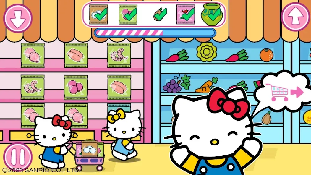 Hello Kitty: Kids Supermarket — Безлимитные монеты и всё открыто, скачать мод APK — скриншот 2 Hello Kitty: Kids Supermarket — Безлимитные монеты и всё открыто, скачать мод APK — скриншот 2