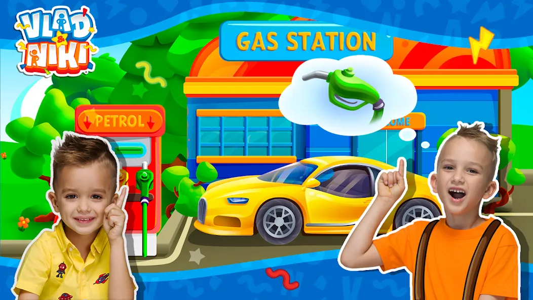 Vlad and Niki: Car Service — Безлимитные деньги и все машины открыты, скачать мод APK — скриншот 3 Vlad and Niki: Car Service — Безлимитные деньги и все машины открыты, скачать мод APK — скриншот 3