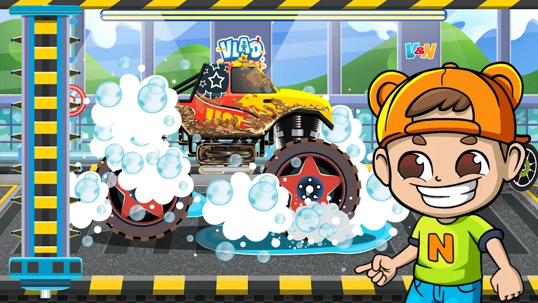 Monster Truck Vlad & Niki — последняя версия с модом (Безлимитные деньги и все машины) — скриншот 3 Monster Truck Vlad & Niki — последняя версия с модом (Безлимитные деньги и все машины) — скриншот 3