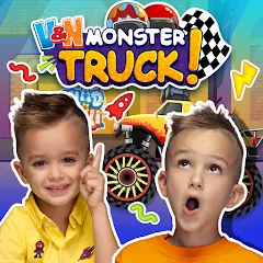 Monster Truck Vlad & Niki — последняя версия с модом (Безлимитные деньги и все машины)