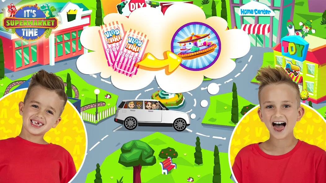 Скачать Vlad & Niki Supermarket game мод — Безлимитные деньги и все товары открыты — скриншот 1 Скачать Vlad & Niki Supermarket game мод — Безлимитные деньги и все товары открыты — скриншот 1