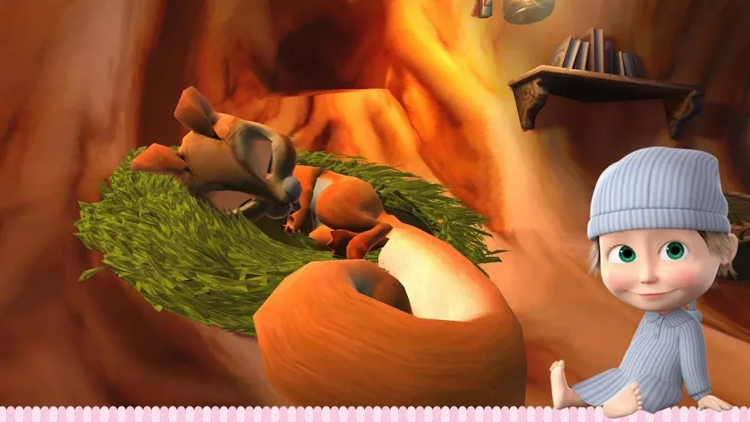 Мод Masha and the Bear: Good Night — Открыты все сказки и персонажи, скачать APK — скриншот 2 Мод Masha and the Bear: Good Night — Открыты все сказки и персонажи, скачать APK — скриншот 2
