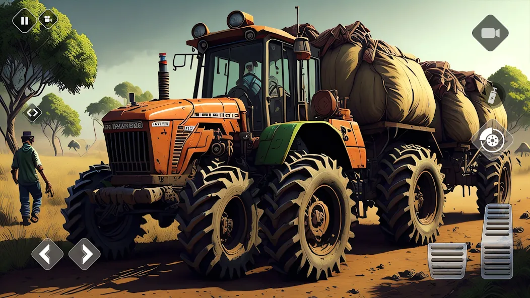 Tractor Driving Games: Farming (Мод: Безлимитные деньги и техника) — скачать на Андроид — скриншот 2