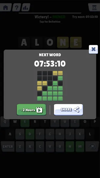 Скачать Wordly - Try to Guess Word — Безлимитные попытки и подсказки — скриншот 5 Скачать Wordly - Try to Guess Word — Безлимитные попытки и подсказки — скриншот 5