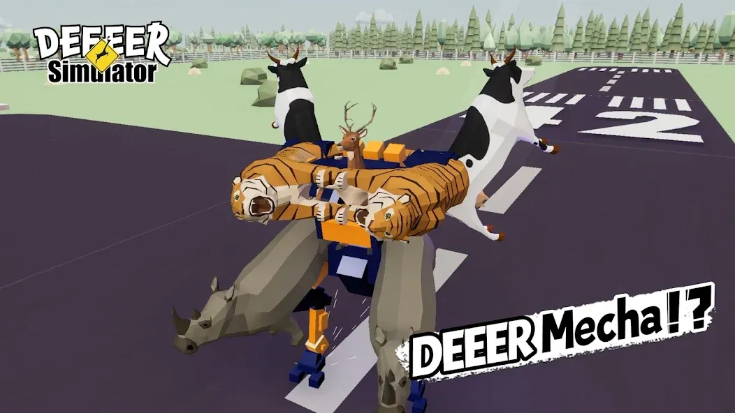 DEEEER Simulator: Modern World — скачать мод: Безлимитные деньги и открыты все уровни — скриншот 5 DEEEER Simulator: Modern World — скачать мод: Безлимитные деньги и открыты все уровни — скриншот 5