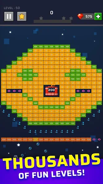 Brick Out - Shoot the ball — Без рекламы и бесконечные жизни, скачать мод APK — скриншот 2 Brick Out - Shoot the ball — Без рекламы и бесконечные жизни, скачать мод APK — скриншот 2