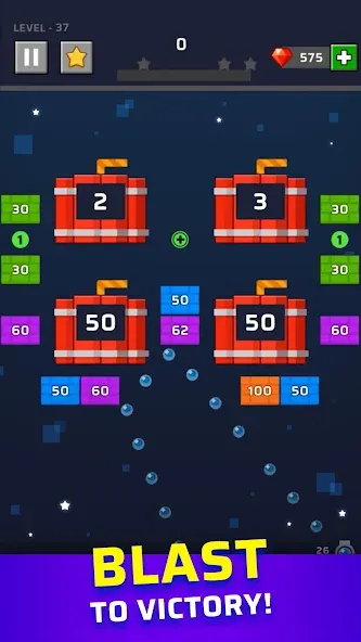 Brick Out - Shoot the ball — Без рекламы и бесконечные жизни, скачать мод APK — скриншот 4 Brick Out - Shoot the ball — Без рекламы и бесконечные жизни, скачать мод APK — скриншот 4