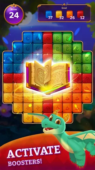 Скачать Magic Blast: Mystery Puzzle Mod APK — Безлимитные жизни и подсказки — скриншот 3