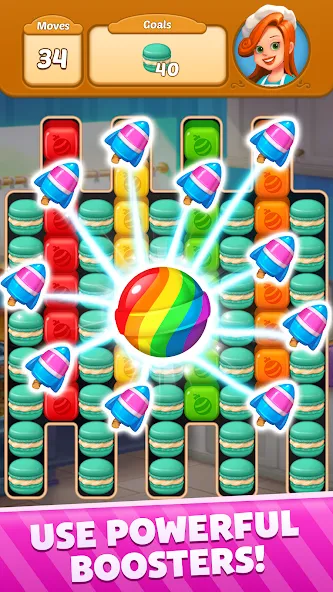 Sweet Cube Blast взлом на Андроид — Безлимитные жизни и усилители — скриншот 3 Sweet Cube Blast взлом на Андроид — Безлимитные жизни и усилители — скриншот 3