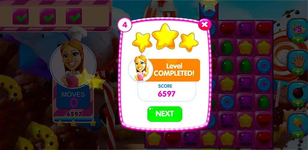 Jelly Kingdom Crush - Match 3 MOD APK: Безлимитные монеты и жизни — скриншот 4 Jelly Kingdom Crush - Match 3 MOD APK: Безлимитные монеты и жизни — скриншот 4