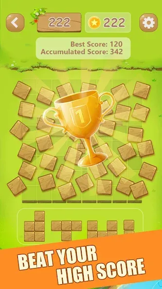 Puzzle Green Blocks — Все уровни и без рекламы, скачать мод APK — скриншот 1 Puzzle Green Blocks — Все уровни и без рекламы, скачать мод APK — скриншот 1
