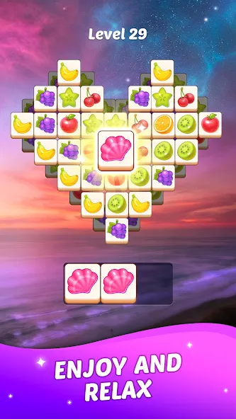 Match Tile Scenery взлом APK — Безлимитные подсказки и монеты — скриншот 1 Match Tile Scenery взлом APK — Безлимитные подсказки и монеты — скриншот 1