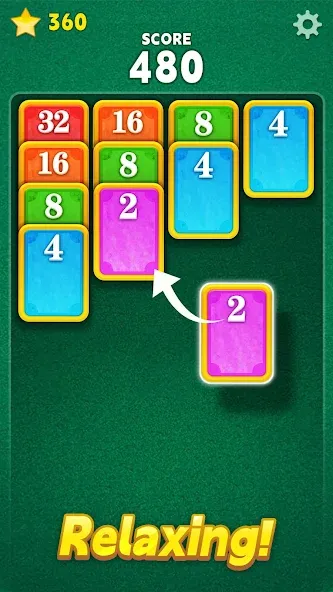 Мод Merge Card Puzzle — Безлимитные монеты и подсказки, скачать APK — скриншот 1 Мод Merge Card Puzzle — Безлимитные монеты и подсказки, скачать APK — скриншот 1