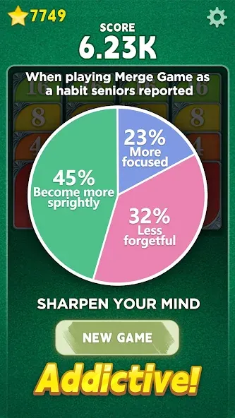 Мод Merge Card Puzzle — Безлимитные монеты и подсказки, скачать APK — скриншот 4 Мод Merge Card Puzzle — Безлимитные монеты и подсказки, скачать APK — скриншот 4