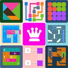 Мод Puzzledom - puzzles all in one — Открыты все головоломки без рекламы, скачать APK