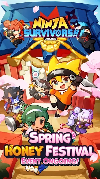 Ninja Survivors Online — Безлимитные ресурсы и усиленные персонажи, скачать мод APK — скриншот 1 Ninja Survivors Online — Безлимитные ресурсы и усиленные персонажи, скачать мод APK — скриншот 1